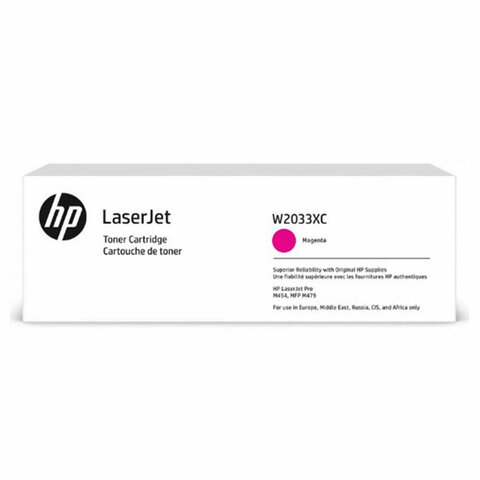 Картридж лазерный HP (W2033X) Color LaserJet M454dn/M479dw и др, №415X, пурпурный, оригинальный, ресурс 6000 страниц - фото 5