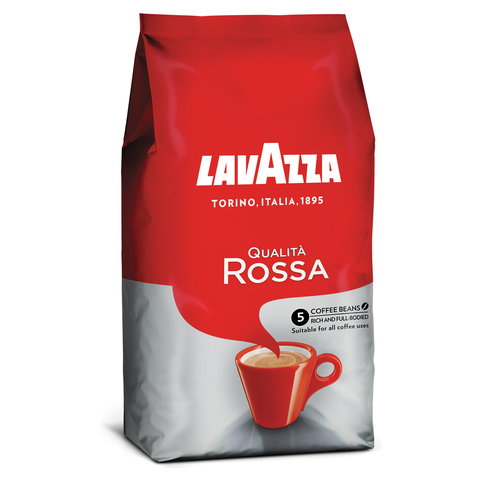 Кофе Lavazza Rossa в зернах, 1 кг - фото 4