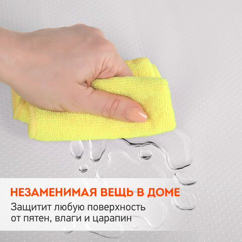 Коврики универсальные 6 шт., 30х45 см, для холодильника, полок, сервировки, прозрачный, DASWERK, 609604 - фото 11