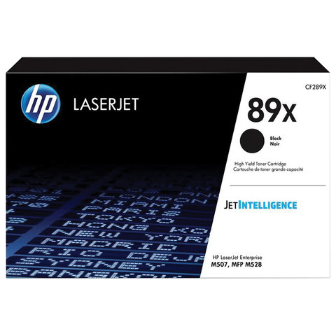 Картридж лазерный HP (CF289X) LaserJet Enterprise M507dn/x/528dn и др., №89X, оригинальный, ресурс 10000 страниц - фото 1