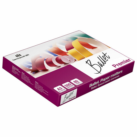 Бумага Ballet Premier (А3, марка А, 80 г/кв.м, 500 л) - фото 4