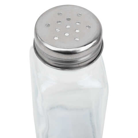 Набор для специй 2х80 мл, CLASSIC, солонка + перечница, стекло/сталь, WEGLA (ВЕГЛА), 700226 - фото 4