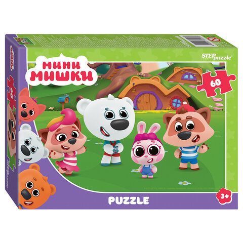 Пазл картонный, 60 элементов, лицензия "Мульт", АССОРТИ, поле 23х33 см, STEP PUZZLE - фото 8
