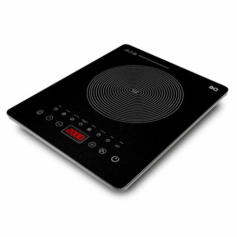 Настольная индукционная плита BQ (БИ-КЬЮ) HP106B, 2000 Вт, 8 программ, электронное управление, черная, 86202117 - фото 1