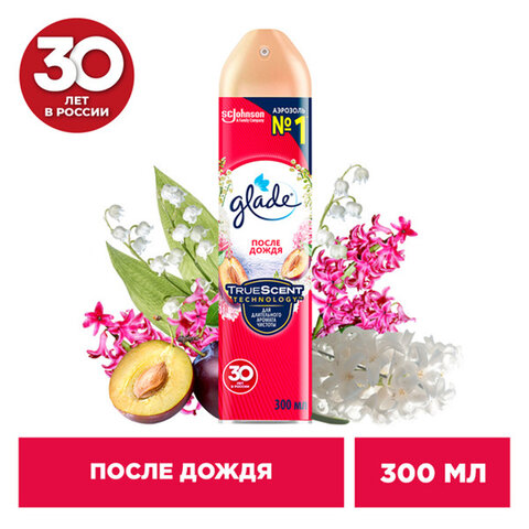 Освежитель воздуха GLADE После дождя 300мл - фото 3