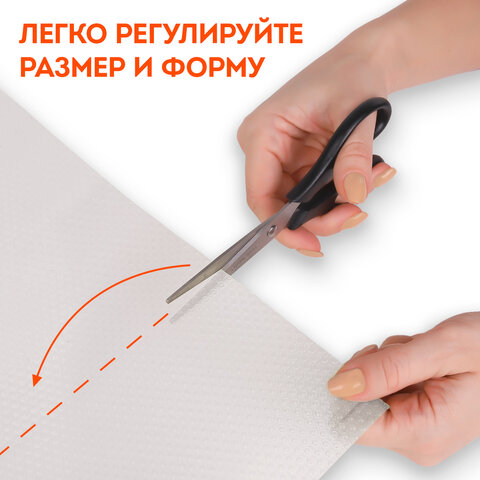 Коврики универсальные 6 шт., 30х45 см, для холодильника, полок, сервировки, прозрачный, DASWERK, 609604 - фото 16