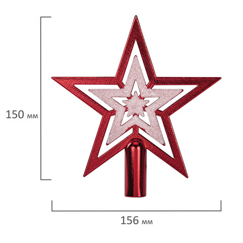 Шары новогодние ёлочные "Red&Lime", НАБОР 67 предметов, красный/зелёный, пластик, ЗОЛОТАЯ СКАЗКА, 592184 - фото 18