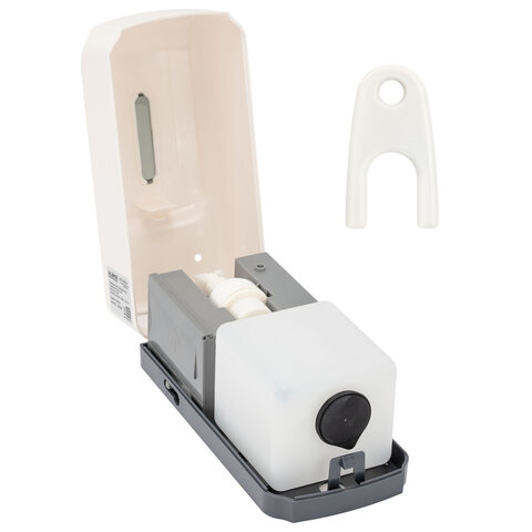 Дозатор для жидкого мыла-пены LAIMA PROFESSIONAL SUPER, НАЛИВНОЙ, СЕНСОРНЫЙ, 1 л, белый, ABS-пластик, 609502 - фото 6