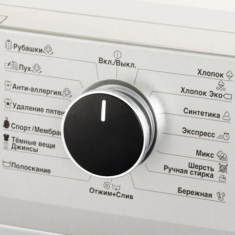 Стиральная машина BEKO RSPE78612S, 1200 об/мин, 7 кг, фронтальная загрузка, 15 программ, пар, серебристая, 7322710002 - фото 4