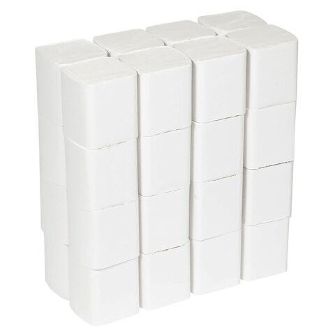 Бумага туалетная листовая KIMBERLY-CLARK Hostess КОМПЛЕКТ 32 шт., 250 листов, 18,6х11 см, 2-слойная, 8035 - фото 3
