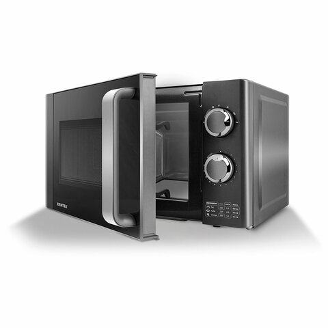 Микроволновая печь без поворотного стола CENTEK CT-1573, объем 20 л, мощность 700 Вт, механическое управление, черная - фото 2