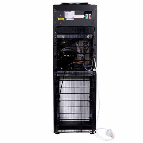 Кулер для воды SONNEN FSC-02W TURBO напольный, ТУРБОНАГРЕВ/ОХЛАЖДЕНИЕ КОМПРЕССОРНОЕ, шкаф, 2 крана, черный, 456171 - фото 6