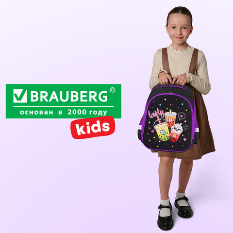Ранец BRAUBERG KIDS STANDARD, 2 отделения, "Смузи", 36х28х14 см, 274426 - фото 18