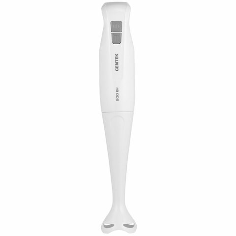 Блендер погружной CENTEK CT-1341, 600 Вт, 2 скорости, 1 насадка, белый, CT-1341 White - фото 2