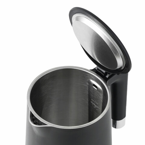 Чайник электрический с двойными стенками BQ (БИ-КЬЮ) KT1720P, 1,5 л, 2200 Вт, черный, 86198281 - фото 2