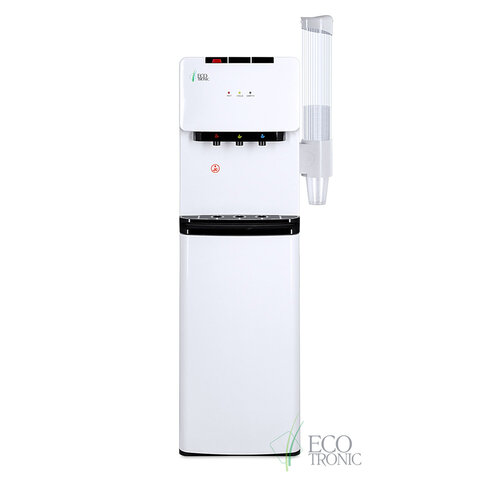 Кулер для воды ECOTRONIC K41-LX, напольный, НИЖНЯЯ ЗАГРУЗКА, нагрев/охлаждение, 3 крана, белый 11744 - фото 9