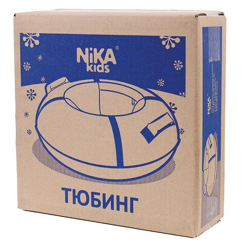 Тюбинг-ватрушка, 85 см, красный/желтый, верх ПВХ, Nk, ТБ1К-85/КЖ2 - фото 2