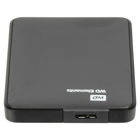 Внешний жесткий диск WD Elements Portable 2TB, 2.5", USB 3.0, черный, WDBU6Y0020BBK-WESN - фото 2
