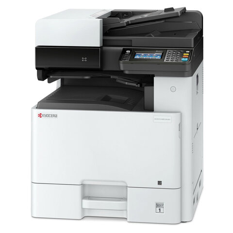 МФУ лазерное ЦВЕТНОЕ KYOCERA ECOSYS M8124cidn "3 в 1", А3, 24 стр./мин., 100 000 стр./мес., ДУПЛЕКС, АПД, сетевая карта, 1102P43NL0 - фото 3