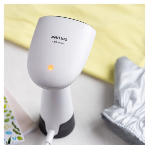 Отпариватель ручной PHILIPS STH1010/10, 900 Вт, 18 г/мин, резервуар 0,085 л, 1 режим, белый/серый - фото 7