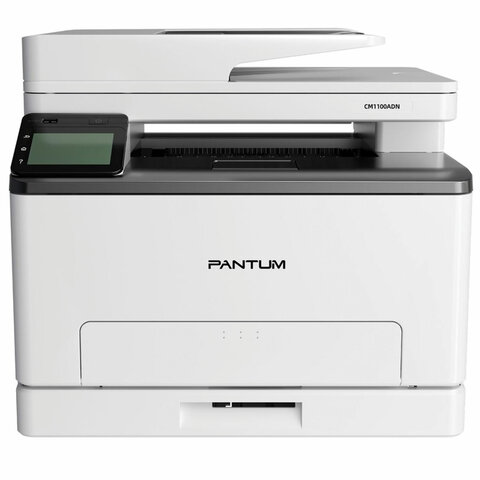 МФУ лазерное ЦВЕТНОЕ PANTUM CM1100ADN "3 в 1", А4, 18 стр./мин., 30000 стр./мес., ДУПЛЕКС, АПД, сетевая карта - фото 1