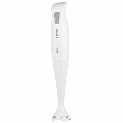 Блендер погружной CENTEK CT-1341, 600 Вт, 2 скорости, 1 насадка, белый, CT-1341 White - фото 1