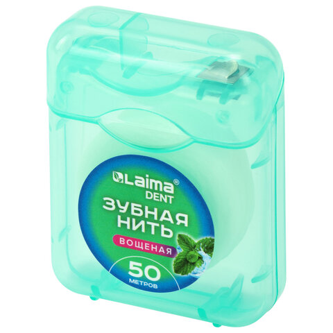 Зубная нить вощеная 50 м, мягкая забота о деснах, ВКУС МЯТЫ, LAIMA DENT, 609413 - фото 3