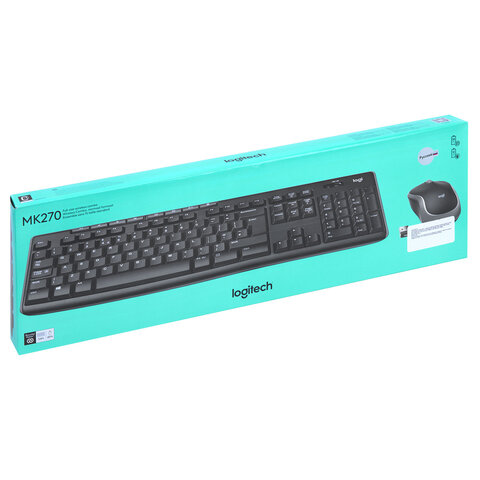 Набор клавиатура+мышь Logitech Wireless Combo MK270 (920-004518) - фото 4