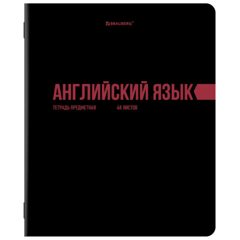 Тетради предметные, КОМПЛЕКТ 12 ПРЕДМЕТОВ, 48 л., обложка картон, BRAUBERG "КЛАССИКА BLACK", 405162 - фото 4