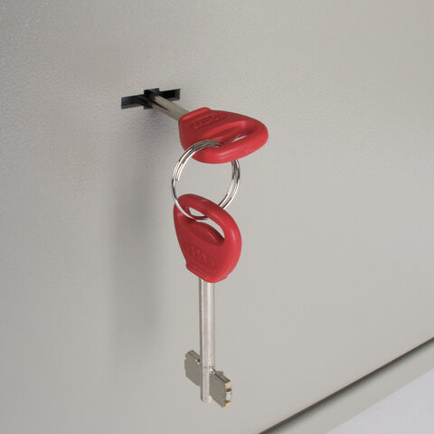 Сейф мебельный BRABIX "D-40m", 400х400х366 мм, 13 кг, ключевой замок, крепление к стене, 291164 - фото 6