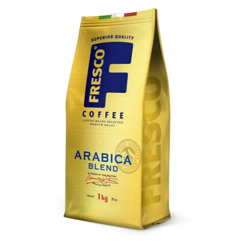 Кофе в зернах FRESCO "Arabica Blend" 1 кг, арабика 100% - фото 1