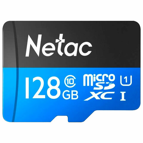 Карта памяти microSDXC 128 ГБ, NETAC P500 Standard, UHS-I U3, 128 Мб/с, (class 10), NT02P500PRO-128G-S - фото 2