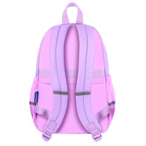 Рюкзак BRAUBERG PASTEL с термонашивками в комплекте, "Not today", сиреневый, 40х29х14 см, 273127 - фото 4