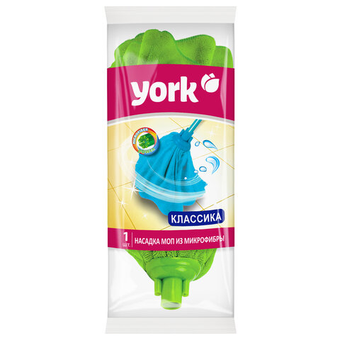 Насадка МОП "ЮБОЧКА" для швабры, еврорезьба, микрофибра, 24 см, 93 г, YORK, 77060 - фото 10