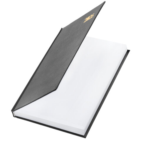 Ежедневник датированный 2026 145х215 мм, А5, STAFF, обложка бумвинил, черный, 117307 - фото 3