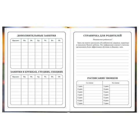 Дневник 1-4 класс 48 л., твердый, ЮНЛАНДИЯ, глянцевая ламинация, с подсказом, "Котёнок", 107581 - фото 7