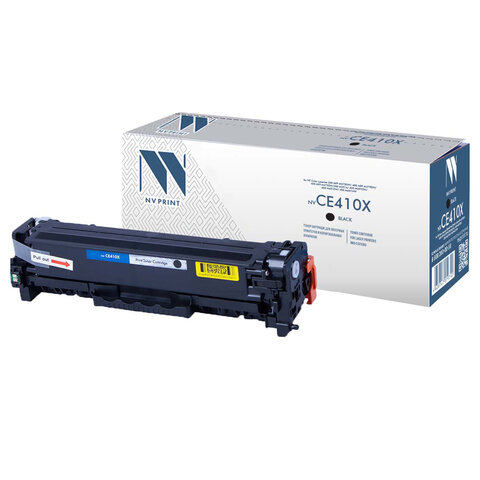 Картридж лазерный NV PRINT (NV-CE410X) для HP LJ M351a/375nw/451dn/475dn, черный, ресурс 4000 страниц - фото 1