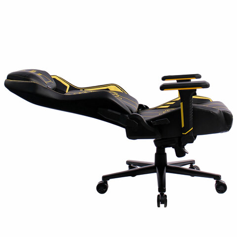 Кресло BRABIX PREMIUM "Tanos GM-180", мультиблок, 4D подлокотники, литой поролон, черное/желтое, 532953 - фото 7