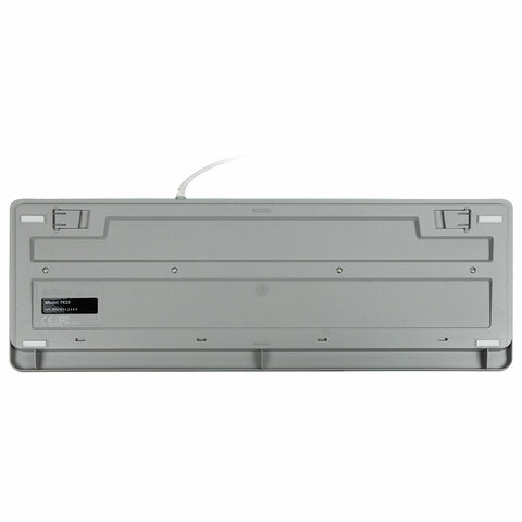 Клавиатура проводная A4TECH Fstyler FK10, USB, 104 кнопки, белая, 1147536 - фото 3