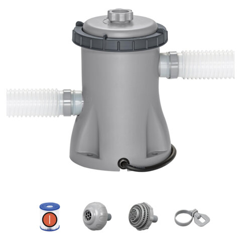 Картриджный фильтр-насос 1249 л/ч, картридж I, для бассейнов от 183 до 366 см, BESTWAY, 58381 - фото 2