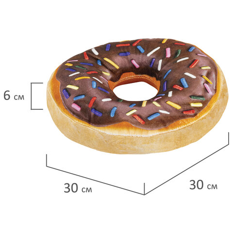 Игрушка мягкая "ПОНЧИК", ткань вельбоа, 30х30 см, ассорти, 2 вида WOOZOO (ВУЗУ), 666982 - фото 4