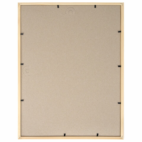 Рамка 30х40 см небьющаяся, аналог IKEA, багет 12 мм, дерево, BRAUBERG "Woodray", цвет натуральный, 391361 - фото 2
