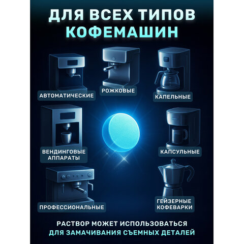 Таблетки для очистки кофемашин 12 шт., CLEAN&FRESH, Ck1m12 - фото 9