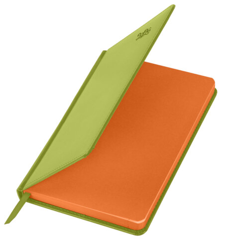 Ежедневник датированный 2026, А5, 138x213 мм, BRAUBERG "Rainbow", под кожу, зеленый, 117081 - фото 4