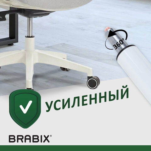 Газлифт BRABIX A-140 стандартный, белый, В КОРОБЕ, в открытом виде 413 мм, d 50 мм, класс 2, 533080 - фото 7
