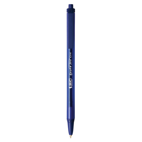 Ручки шариковые автоматические BIC "Round Stic Clic", НАБОР 3 шт., СИНИЕ, линия письма 0,32 мм, блистер, 926374 - фото 4