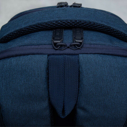 Рюкзак GRIZZLY школьный, укрепленная спинка, 2 отделения, для девочек, BLUE/ORANGE, 43х27,5х16 см, RD-341-2/3 - фото 9