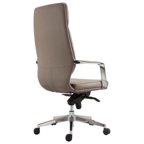 Кресло офисное BRABIX PREMIUM "Resonance EX-755", мультиблок, алюминий, экокожа, бежевое, 532488 - фото 3