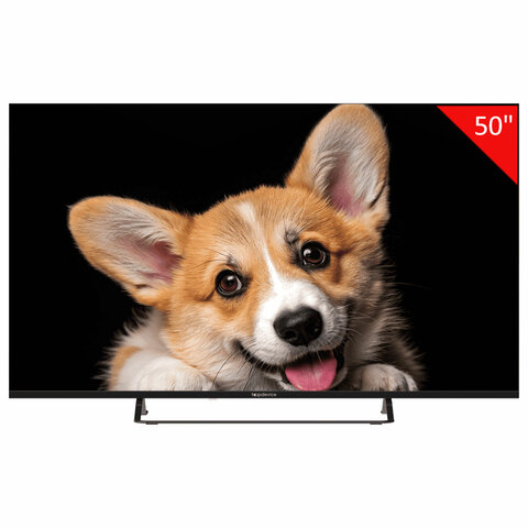 Телевизор TOPDEVICE TDTV50CS03U_BK, 50'' (126 см), 3840x2160, 4K, 16:9 SmartTV, Wi-Fi, Bluetooth, черный - фото 1