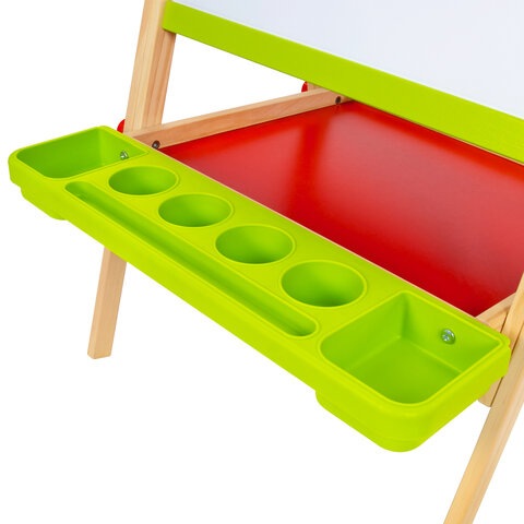 Мольберт растущий 3 в 1 для мела/магнитно-маркерный 48х43 см, BRAUBERG KIDS, 238151 - фото 10